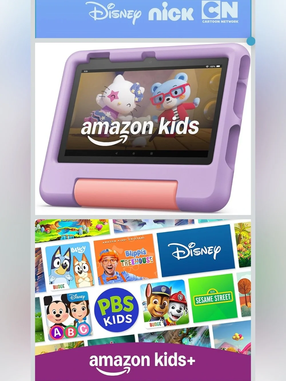 🆕 Amazon Fire 7 Kids tablet 16 GB Expandable New Sealed
